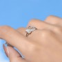 Schmetterling Ring Silber