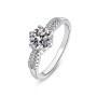 1 Karat Moissanite Diamant Ring