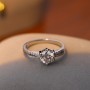 1 carat moissanite diamond ring