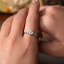 1 Karat Moissanite Diamant Ring