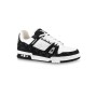 LV Trainer White Black Shoes