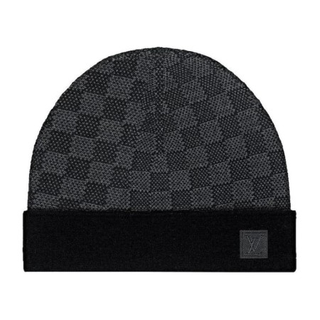 Louis Vuitton Beanie Black Gray