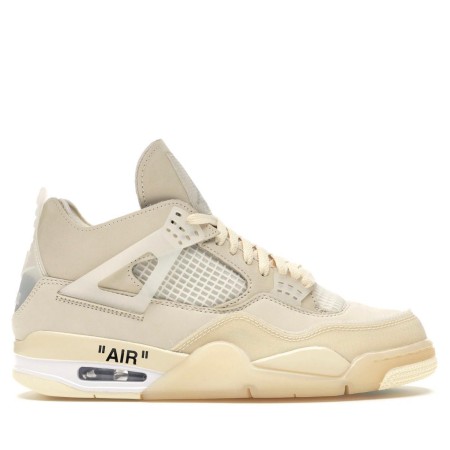 Air Jordan 4 x Off-White Sail