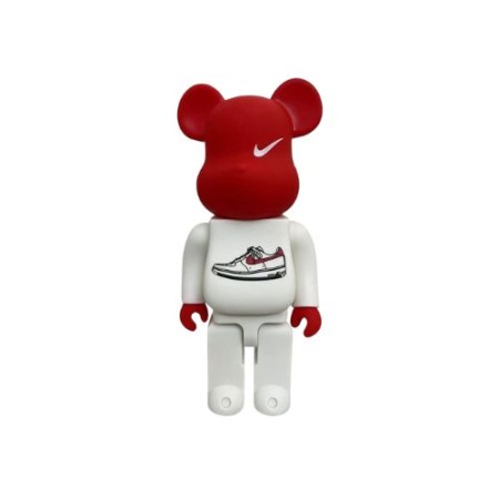 200% BE@RBRICK x Nike Af1 Red