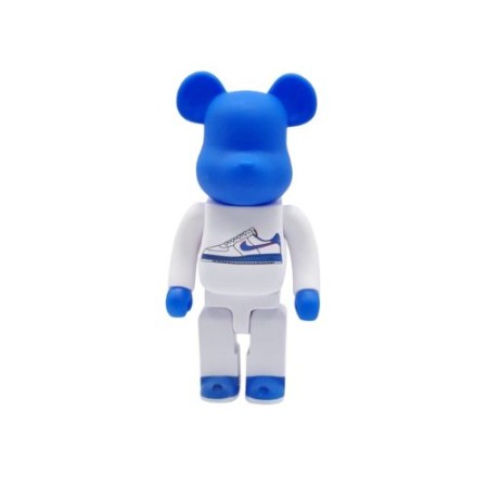 200% BE@RBRICK x Nike Af1 Blau