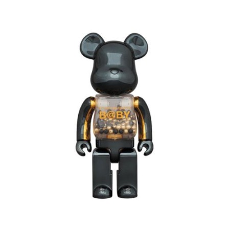 200% My First BE@RBRICK Medicom Toy Black Matte