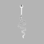 Belly Piercing S925 Sterling Silver