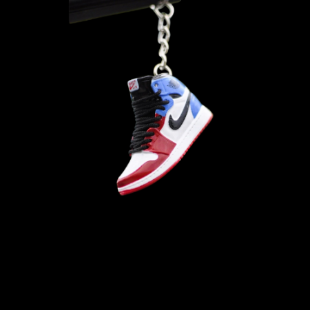 3D Sneaker Keychain AJ1 Fearless UNC