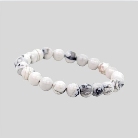 Howlite white bracelet