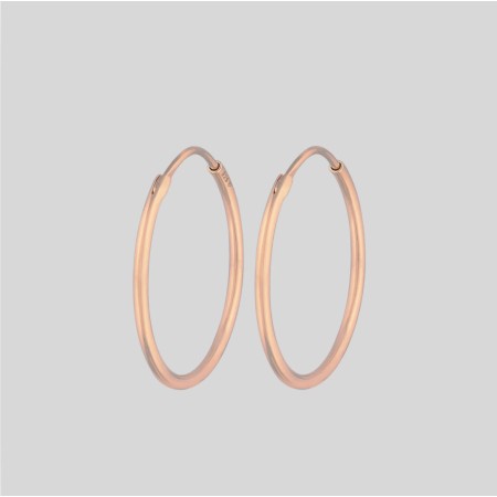 Rose Gold Hoop Earings