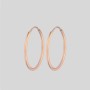 Rose Gold Hoop Earings